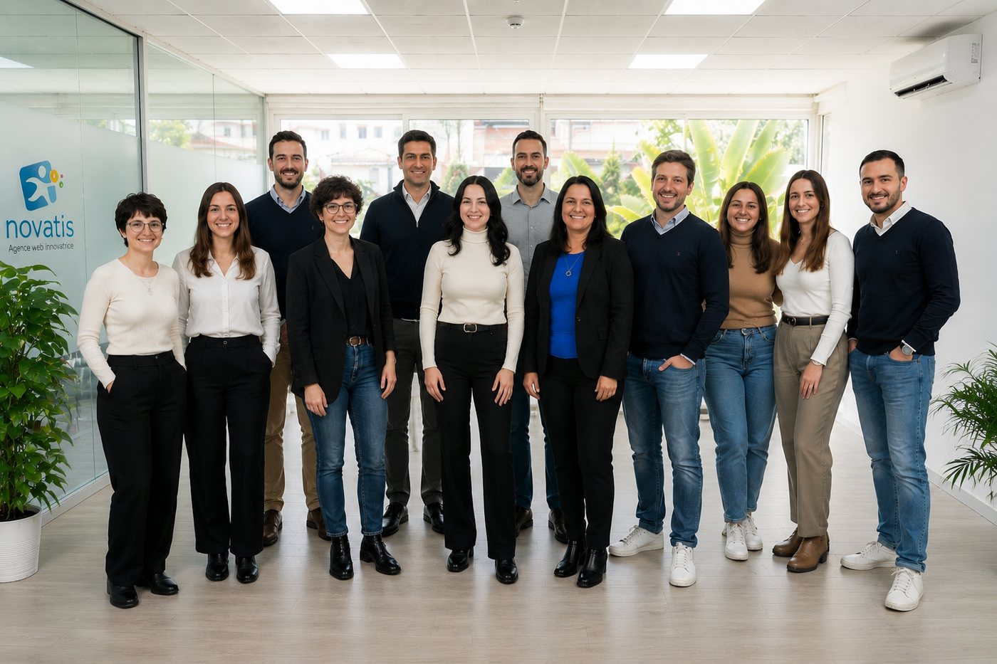 L'équipe Novatis — 35 experts entre Tunis et Paris